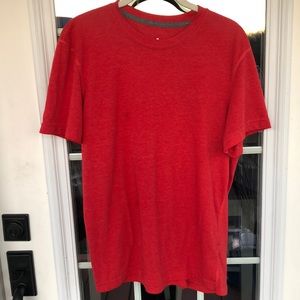 Mens Adidas Red Tee Shirt Medium